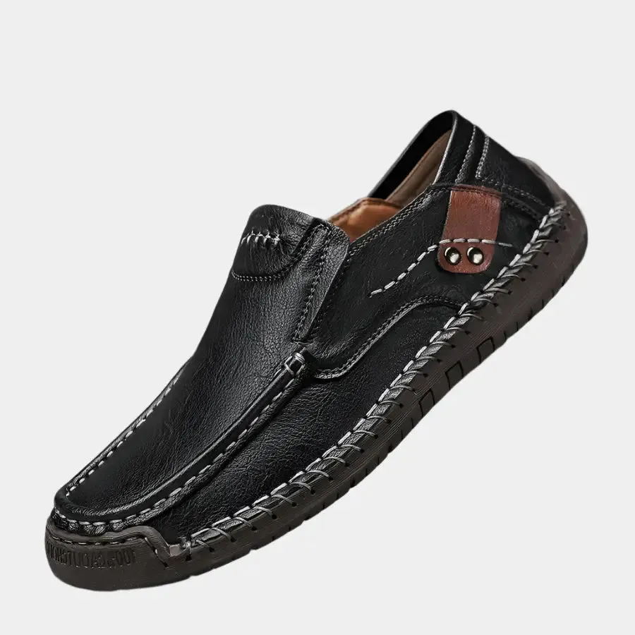 Comfortable Leather Moccasins Shoes - Cross & Crown