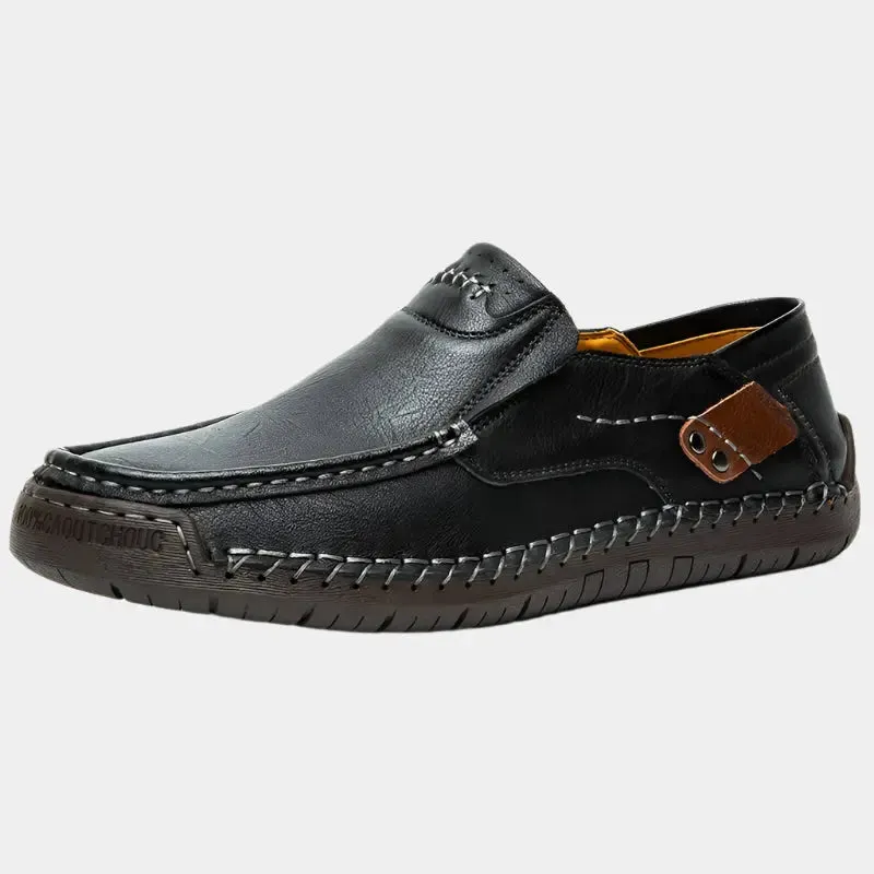 Comfortable Leather Moccasins Shoes - Cross & Crown
