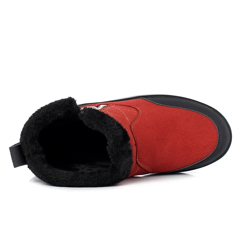 Dyavor Women Orthopedic Snow Ankle Boots Fur Warm Shoes
