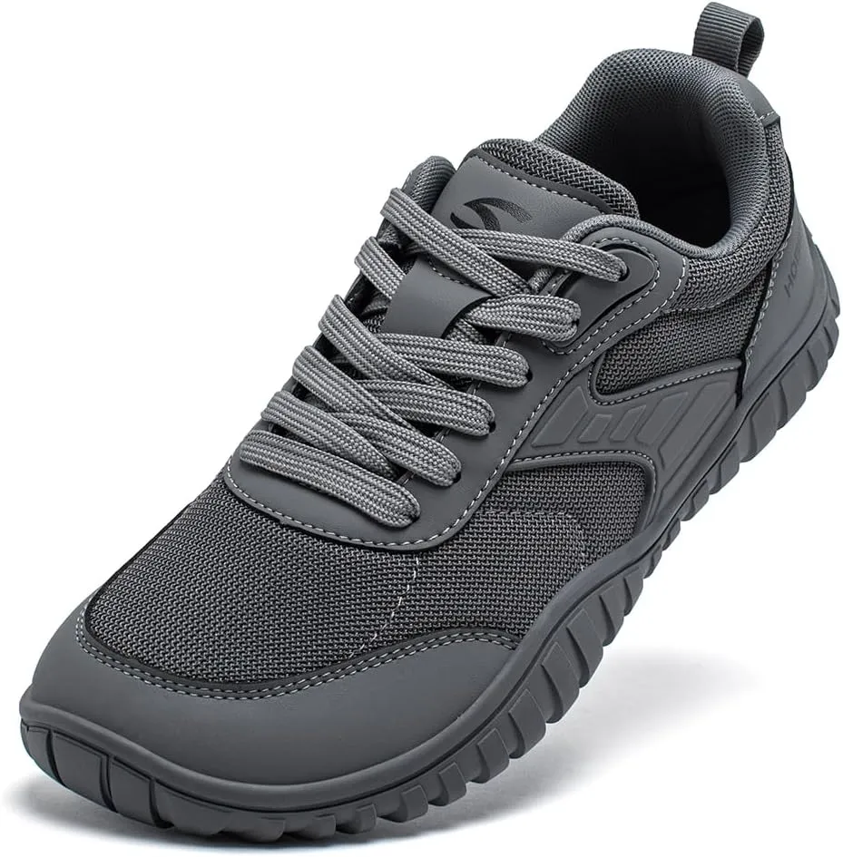 HOBIBEAR Wide Barefoot Shoes for Womens Mens Minimalist Trail Running Hiking Sneakers Comfortable Lightweight