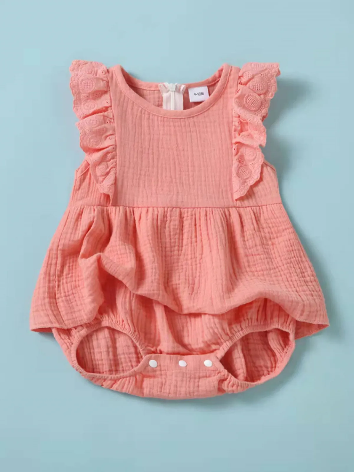 Mommy and Me Peachy Day Ruffle Dress
