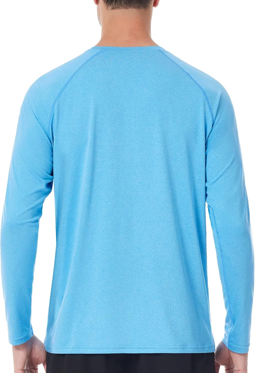 Roadbox UPF 50  Sun Shirts for Men, UV Protection Long Sleeve Swim Shirt, Lightweight Rash Guard for Fishing Hiking Running