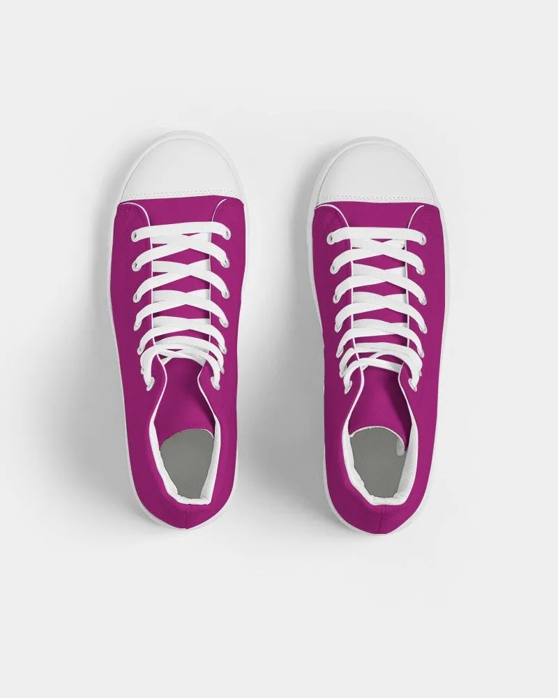Shaded Magenta High-Top Canvas Sneakers | Men's | C12M100Y0K30
