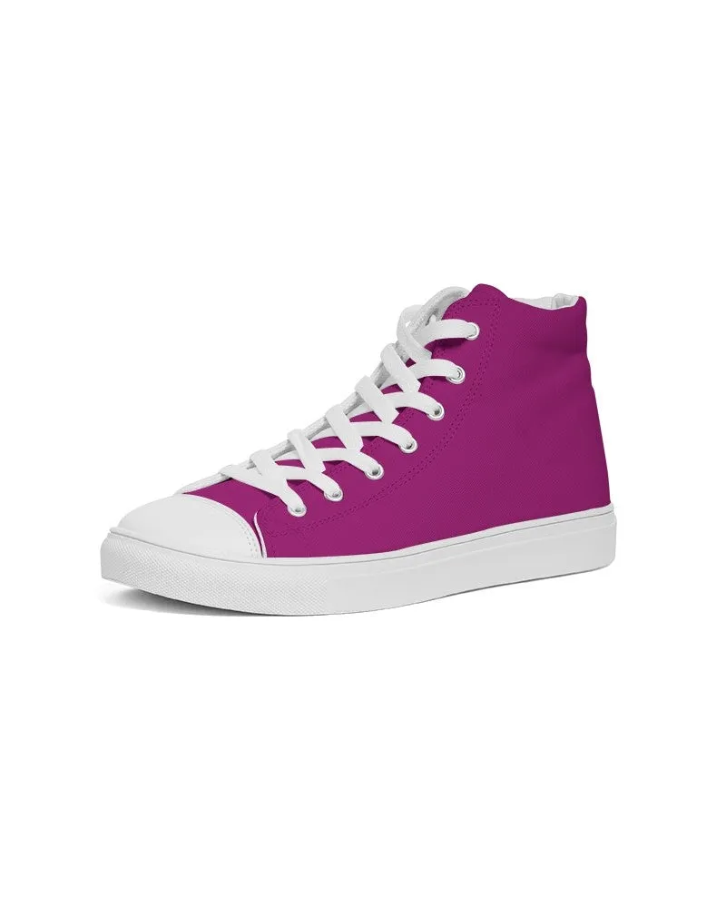 Shaded Magenta High-Top Canvas Sneakers | Men's | C12M100Y0K30
