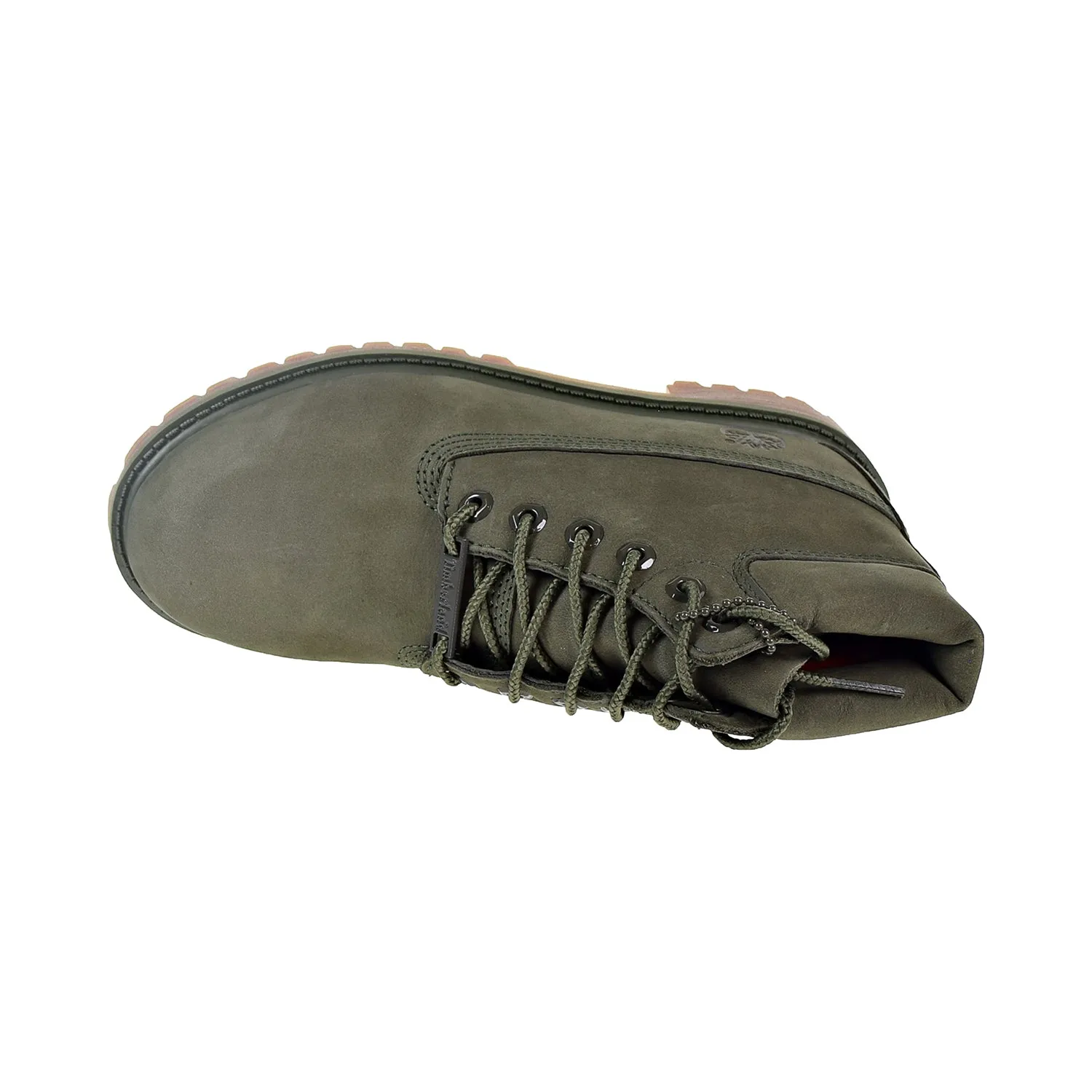 Timberland Premium 6 Inch Watherproof Boot Little Kids' Shoes Dark Green