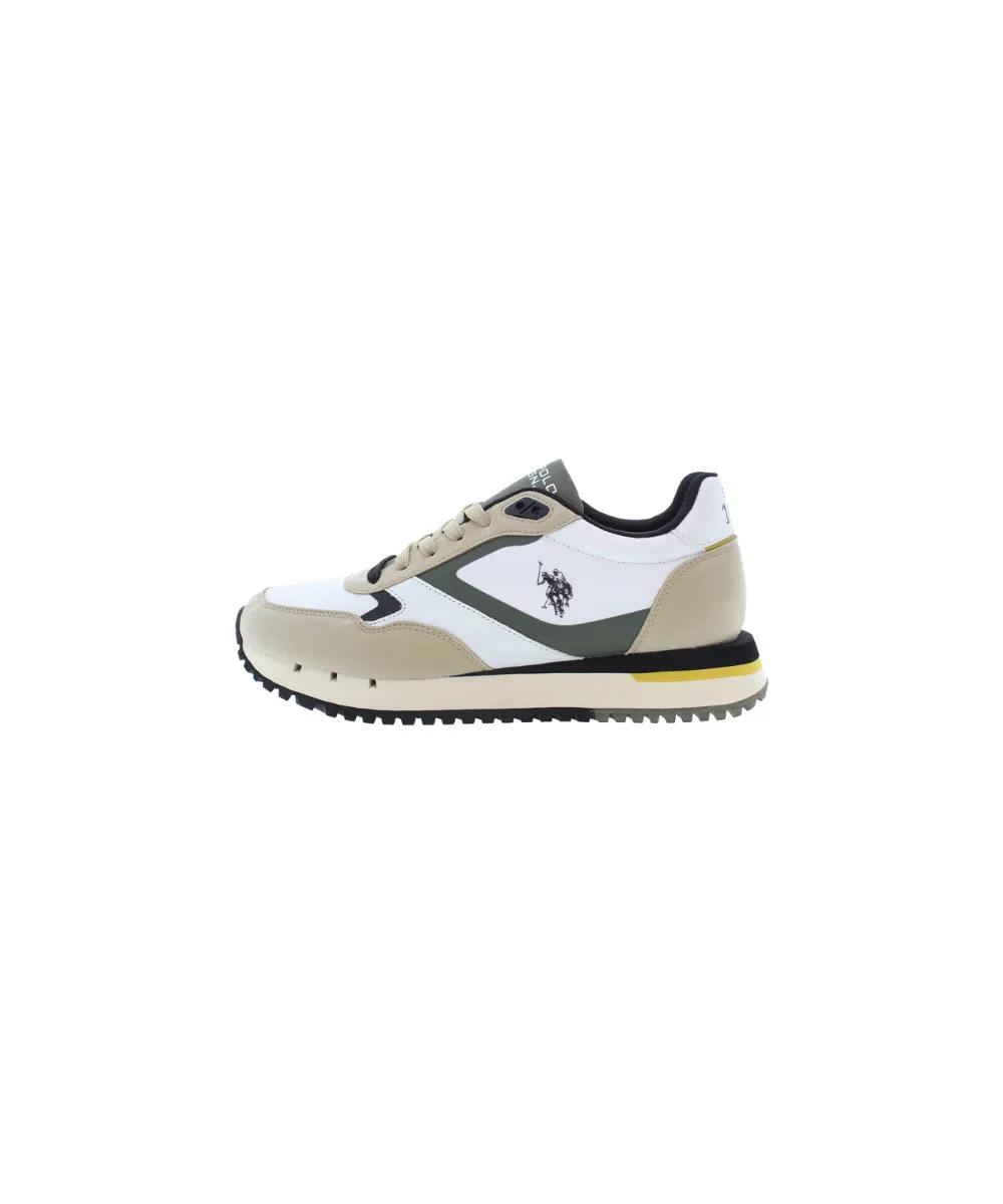 US POLO MENS NYLON SNEAKER WITH RUNNING OUTSOLE